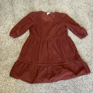 Time & Tru Burgundy Dress